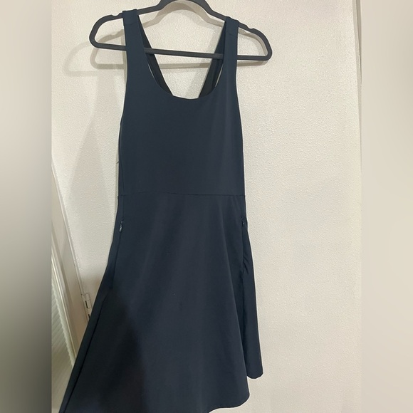 Zella daybreak tenis cross back A line dress Ophra’s favorite XXL navy blue NWT - Picture 3 of 7